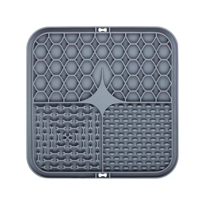 Silicone licking Slow Food Plate for Dogs