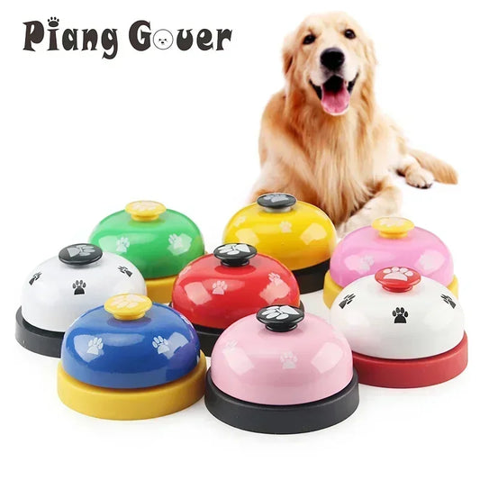 Interactive Dinner Bell Ring Toy for Small Dogs - Fun Training & Playtime for Teddy Puppies
