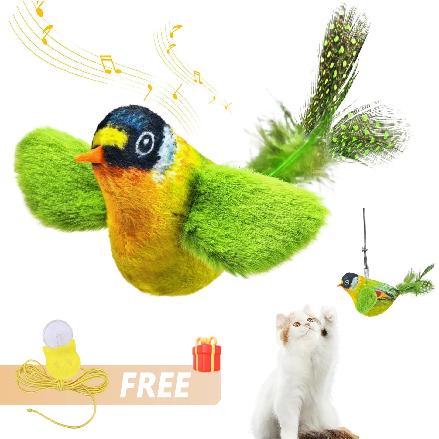 Indoor Interactive Birds Toy for Cat