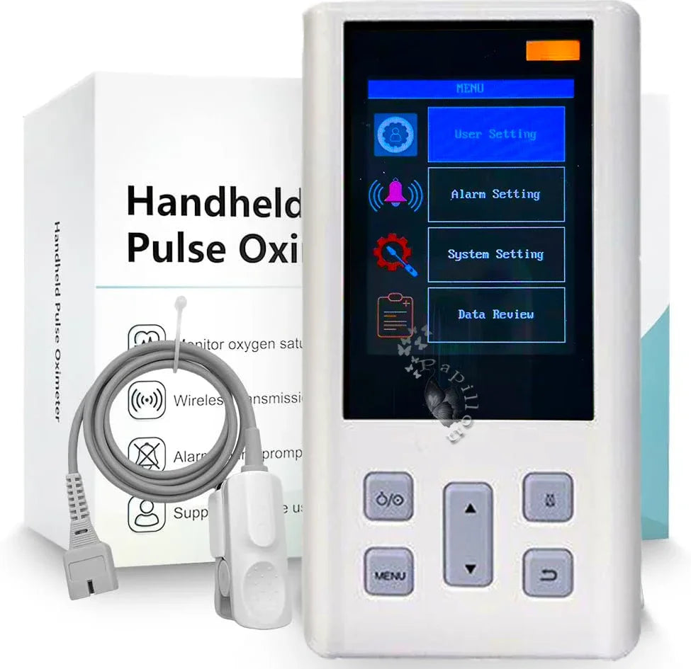 Pulse Oximeter Monitor for Heart Rate and Oxygen Saturation with Veterinary Medical