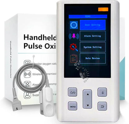 Pulse Oximeter Monitor for Heart Rate and Oxygen Saturation with Veterinary Medical