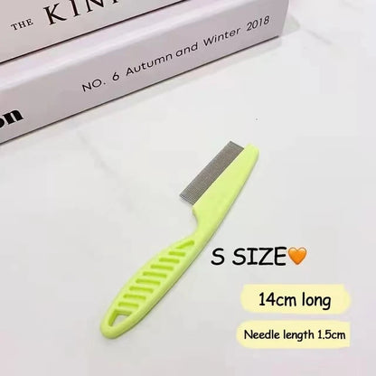 Pet Hair Shedding Stainless Steel Flea Comb