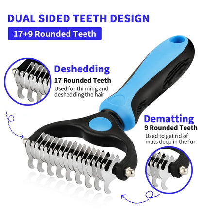 Professional Pet deshedding Brush for Dog Hair