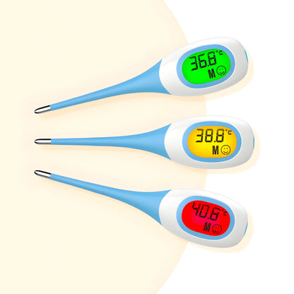 Professional LED Electronic Safe Wet Dry  Veterinary Thermometer