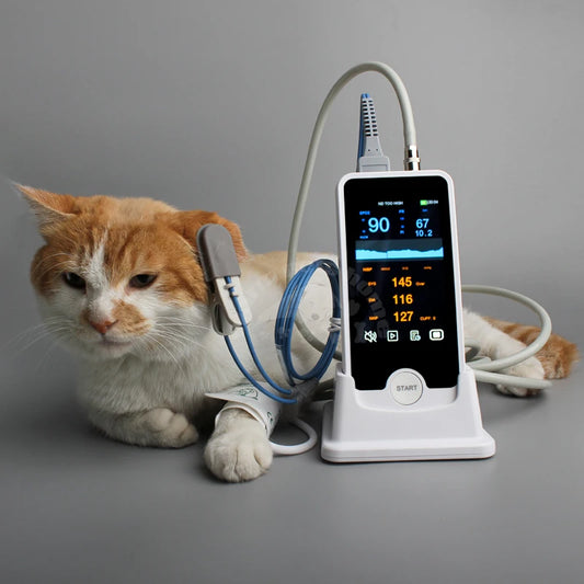 Vet Animal Sphygmometer Handheld NIBP SPO2 Function Patient Monitor Veterinary Equipment Machine