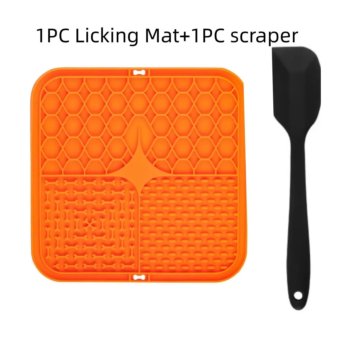 Pet Lick Silicone Mat Slow Food Plate for Dogs Bathing Distraction Dog Sucker Feeder Supplies Training Bowl Universal Plastic