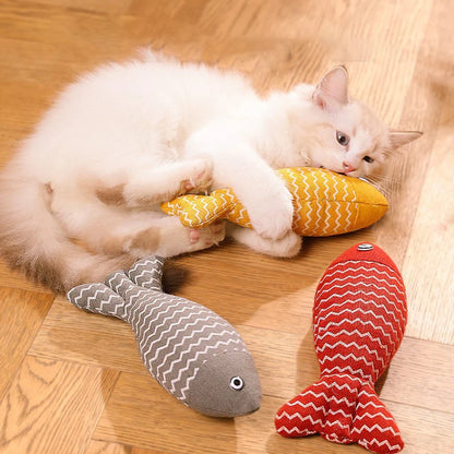Chew Pillow Kicker for Indoor Kittens Exercise fish toy