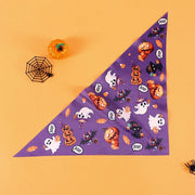 Halloween Ghost Bandana Scarf for Dogs