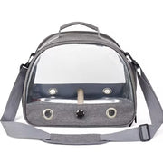 Multi-functional Portable Transport Bird Cage With Stainless Steel Tray for Small Pet