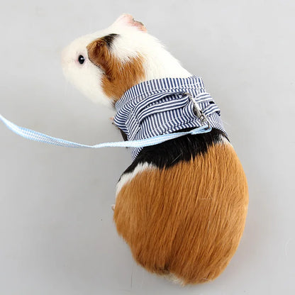 Hamster Adjustable Harness Leash Vest for Rabbit/Guinea Pig
