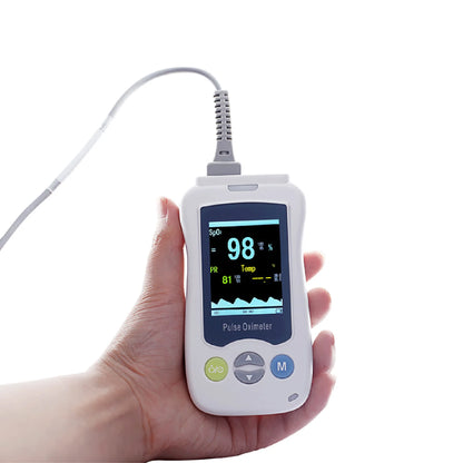 Handheld Pulse Oximeter Monitor for Pulse Rate and Oxygen Saturation Veterinary Medical SPO2 and PR