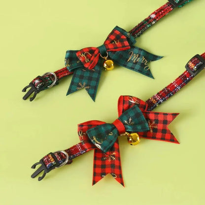 Matching Christmas Dog Scarf & Tree Skirt Set -