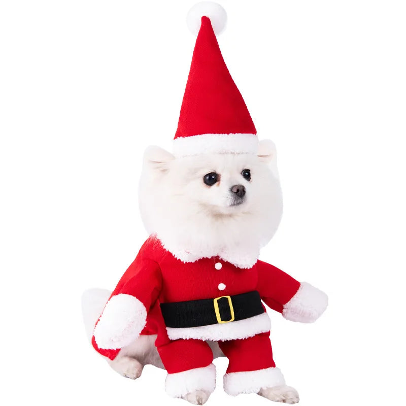 Halloween Dagger Pet Transformation Dress Funny Knife Holding Dog Clothes Cat Standing Outfit 100% Cotton Dog Jumpsuit Romper