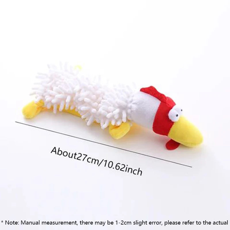 Plush Dog Toy with Sound - Interactive Squeak Toy for Dogs Fleece Shell Frog Hippo Design for Teeth Grinding And Chew Fun