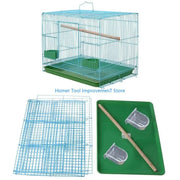 Wire Rectangular Small Cage for Small Birds and Canaries