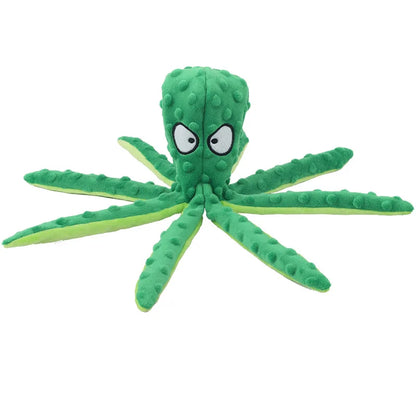 Indestructible Bite and squeaky Octopus toy for Dogs