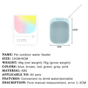 Pet Friendly Travel Water Bottle Dispenser for Dogs