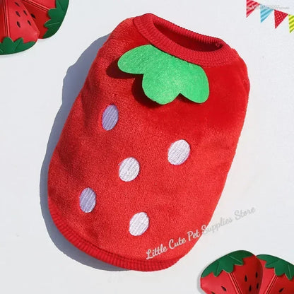 Warm Flannel Dog Vest Winter Jacket for Small Dogs And Cats