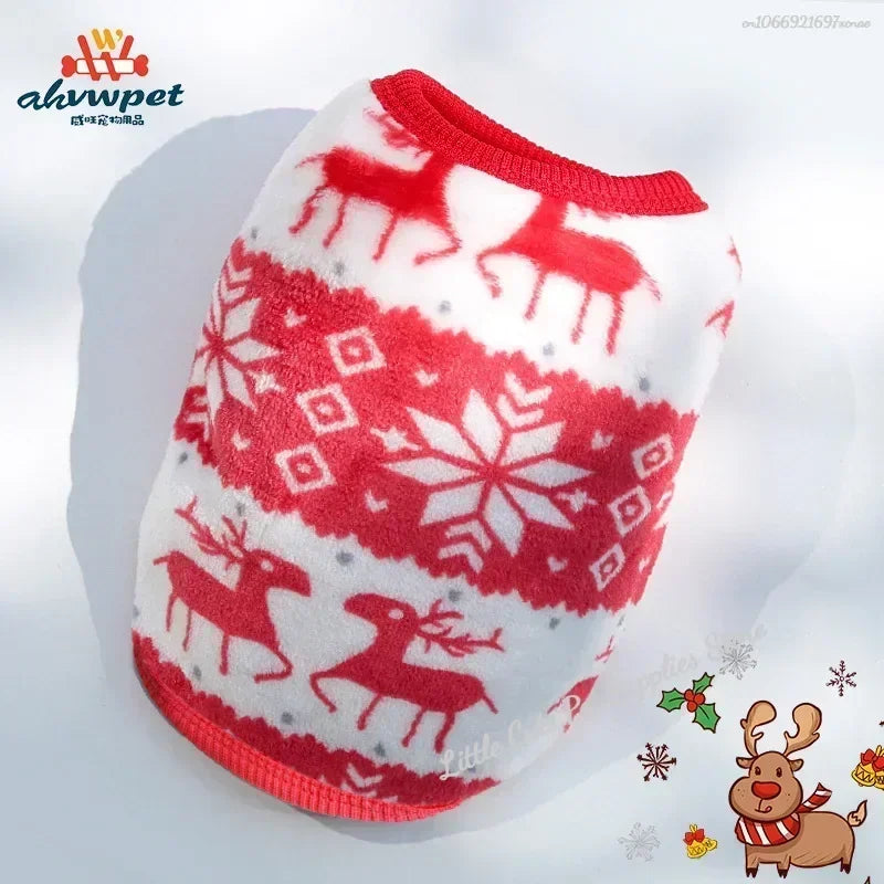 Warm Flannel Dog Vest Winter Jacket for Small Dogs And Cats Puppy Puffer Sweater Soft Pet Clothing X-Small Dog Accessories Supplies