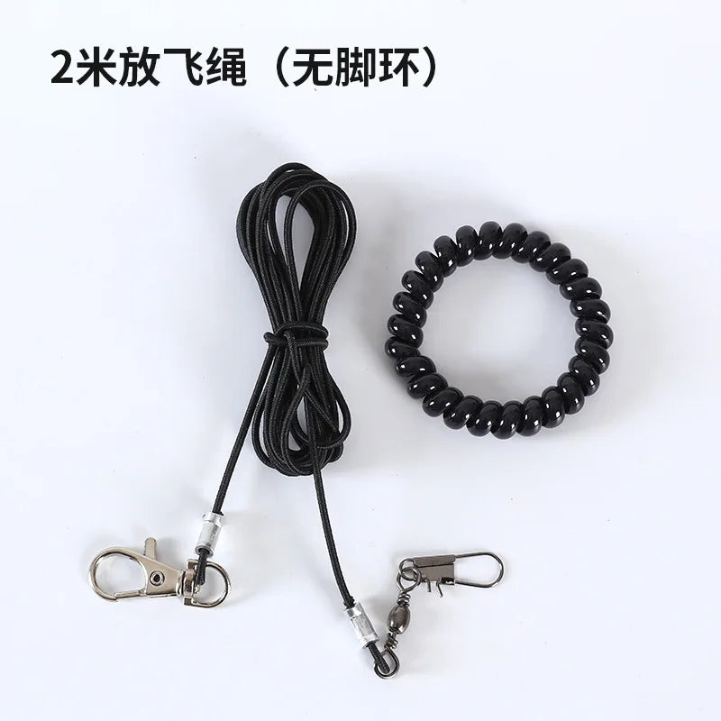 Parrot Bird Flying Training Leash Ultra-light Flexible Rope Anti-bite Leg Ring Harness Outdoor Macaw Cockatiel Starling 앵무새 장난감