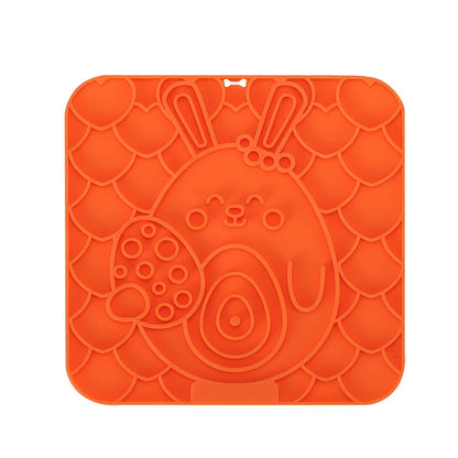 Silicone licking Slow Food Plate for Dogs
