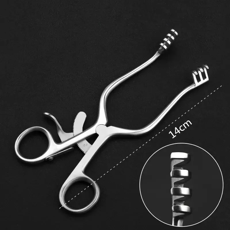 Stainless Steel Weitlaner Self-Retaining Retractor Round tip/Blunt tip Veterinary Surgical Instruments
