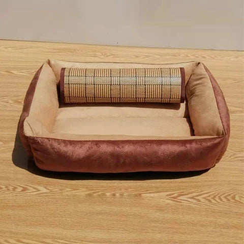 Winter Warm Pet's Kennels Washable Dog Net Bed House Four Seasons Medium Small Dog Sofa Bed Cushion Pet Supplies
