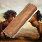 Wooden Horse grooming brush Scrapers Handle for Horse Shedding
