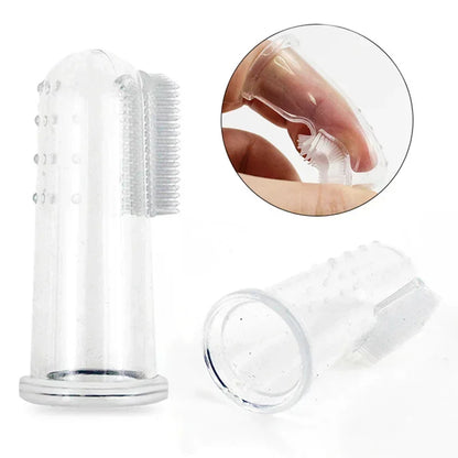 Super Soft Pet Finger dog Toothbrush for Bad Breath