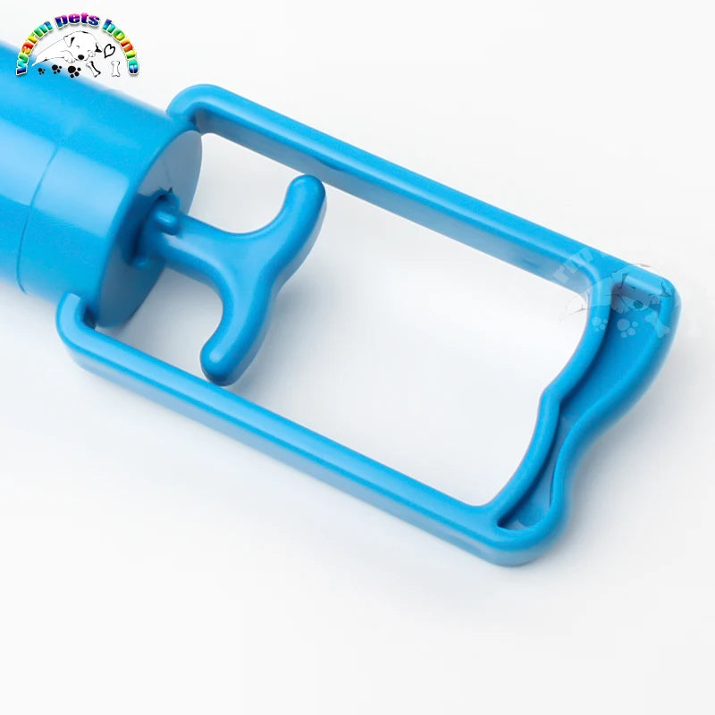 Newborn Pet Puppy Cat Ventilator Pump Amniotic Fluid Removal Auxiliary Breathing Device Blue ABS Plastic S & L Sizes