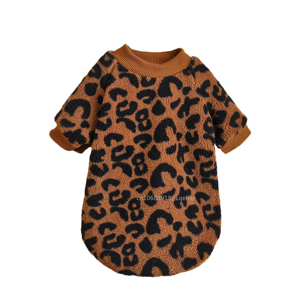 Plush Cat Dog Hoodies Thicken Pet Sweaters for Small Dogs Cats Kitten Pullovers Autumn Winter Sphynx Fashion Pet Clothing