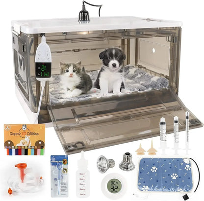 Puppy Incubator Incubator heating for Newborn Puppies and Kittens