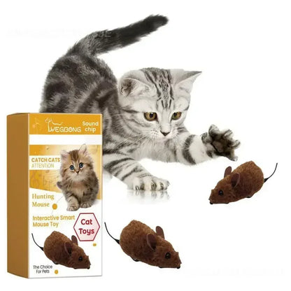 Mouse Toy Plush Simulation Sound-Making Cat  Boredom Relief Amusement Chew Toy