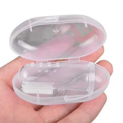 Super Soft Pet Finger dog Toothbrush for Bad Breath