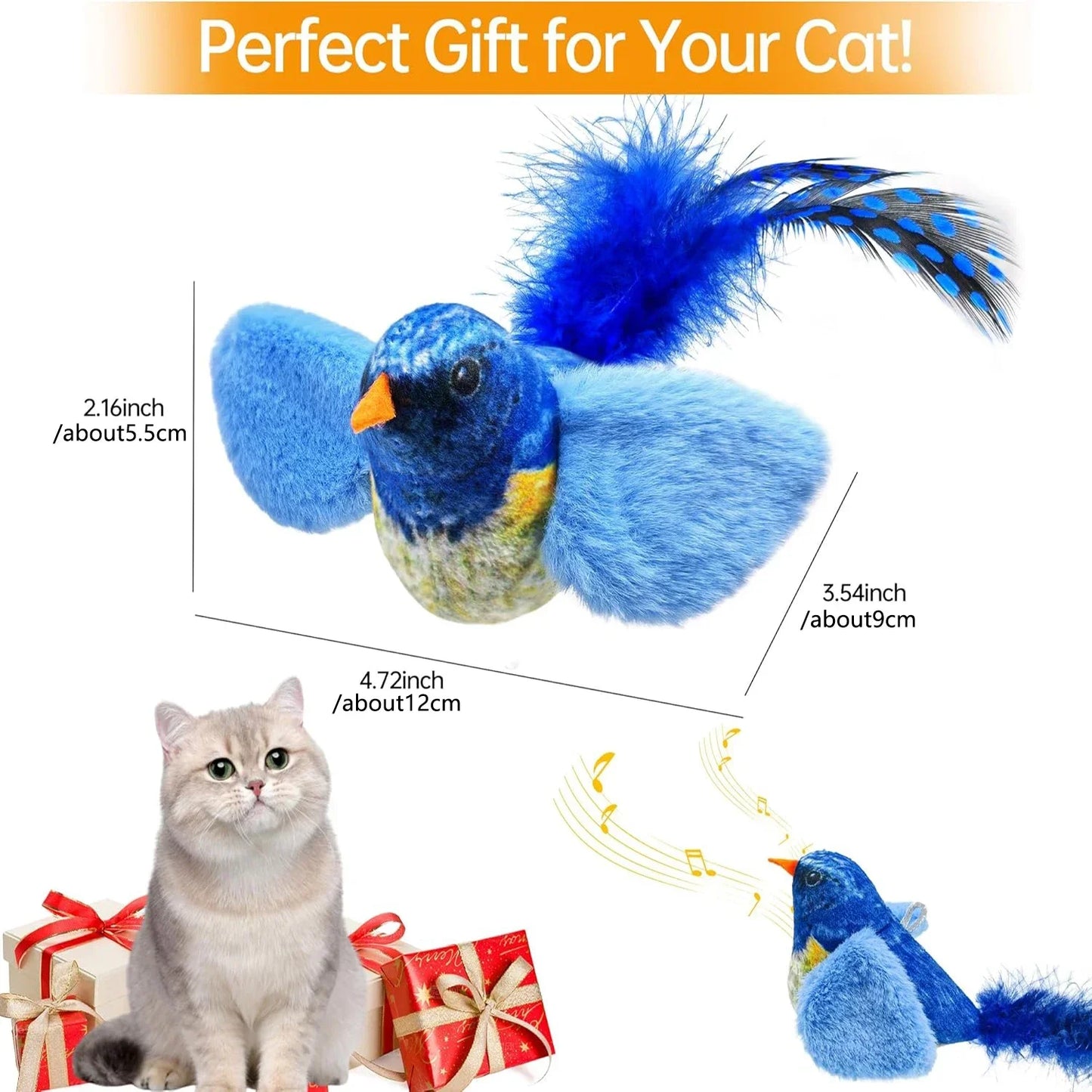 Indoor Interactive Birds Toy for Cat