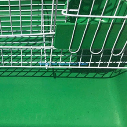 Wire Rectangular Small Cage for Small Birds and Canaries