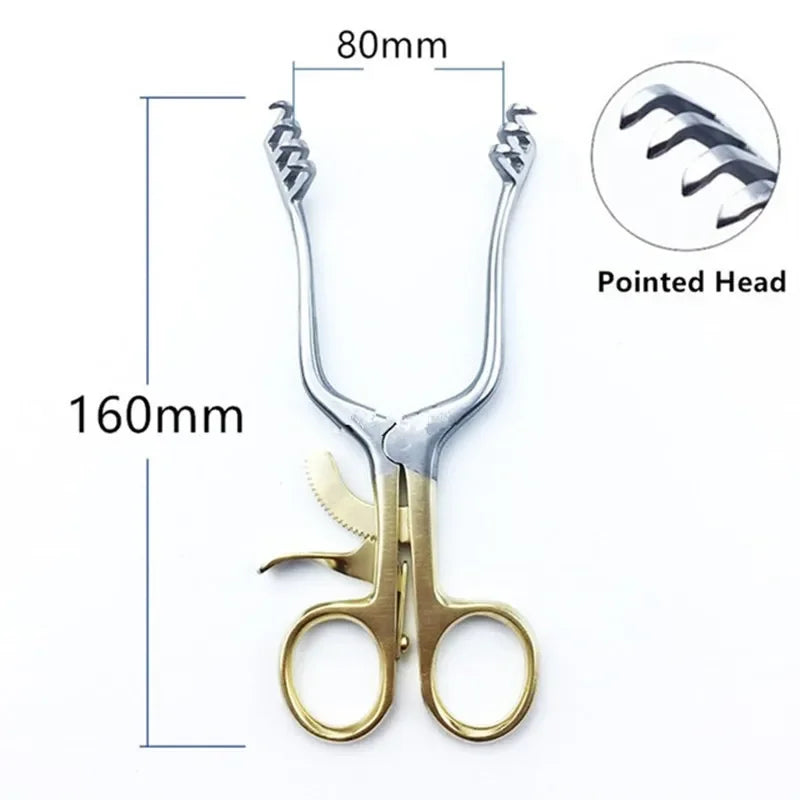 Stainless Steel Weitlaner Self-Retaining Retractor Round tip/Blunt tip Veterinary Surgical Instruments