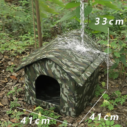 Stray cat dog rescue waterproof/warm outdoor tent cat kennel
