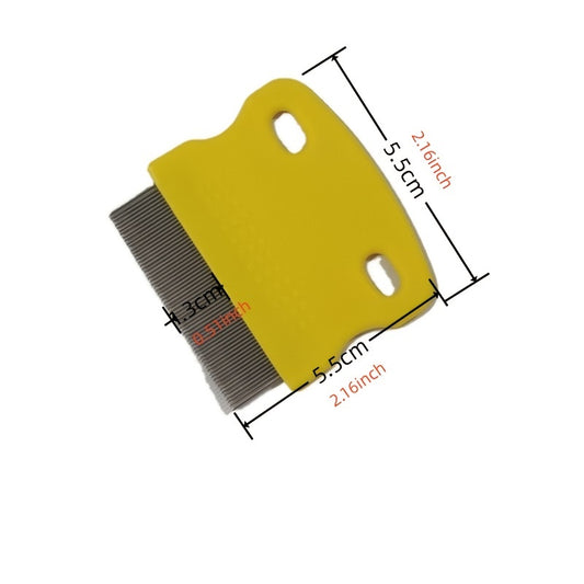 Stainless Steel All-Breed Dog Grooming Comb for Flea & Tick Removal Gentle Coat Shine Skin Friendly Ultimate Grooming Tool