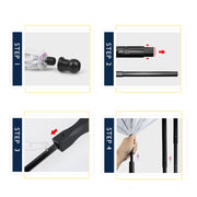 Transparent Dog Umbrella with Traction Chain